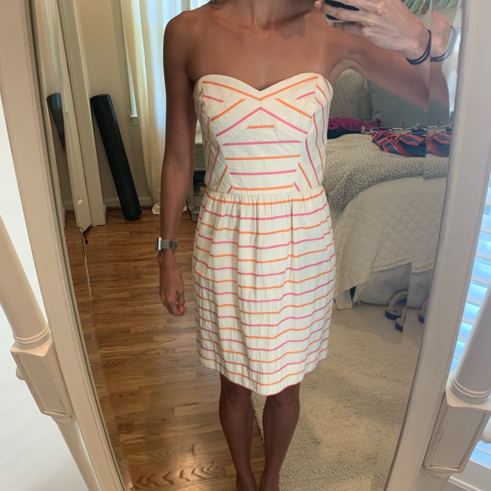Shoshanna size 4 strapless dress